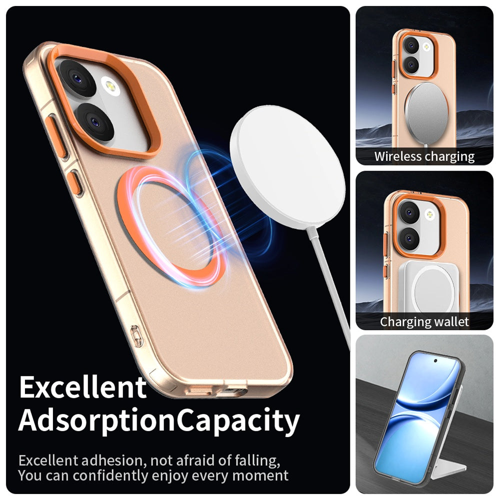 MagSafe púzdro pre Xiaomi Poco X8 Pro, Techsuit, CandyCase, Oranžové