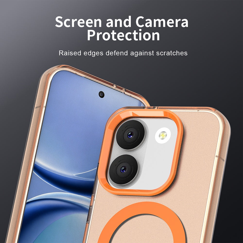 MagSafe púzdro pre Xiaomi Poco X8 Pro, Techsuit, CandyCase, Oranžové