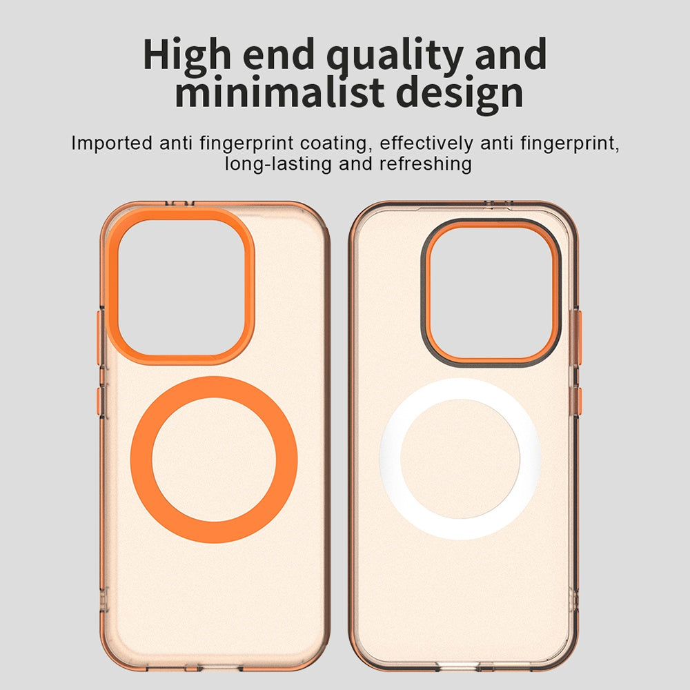 MagSafe púzdro pre Xiaomi Poco X8 Pro, Techsuit, CandyCase, Oranžové