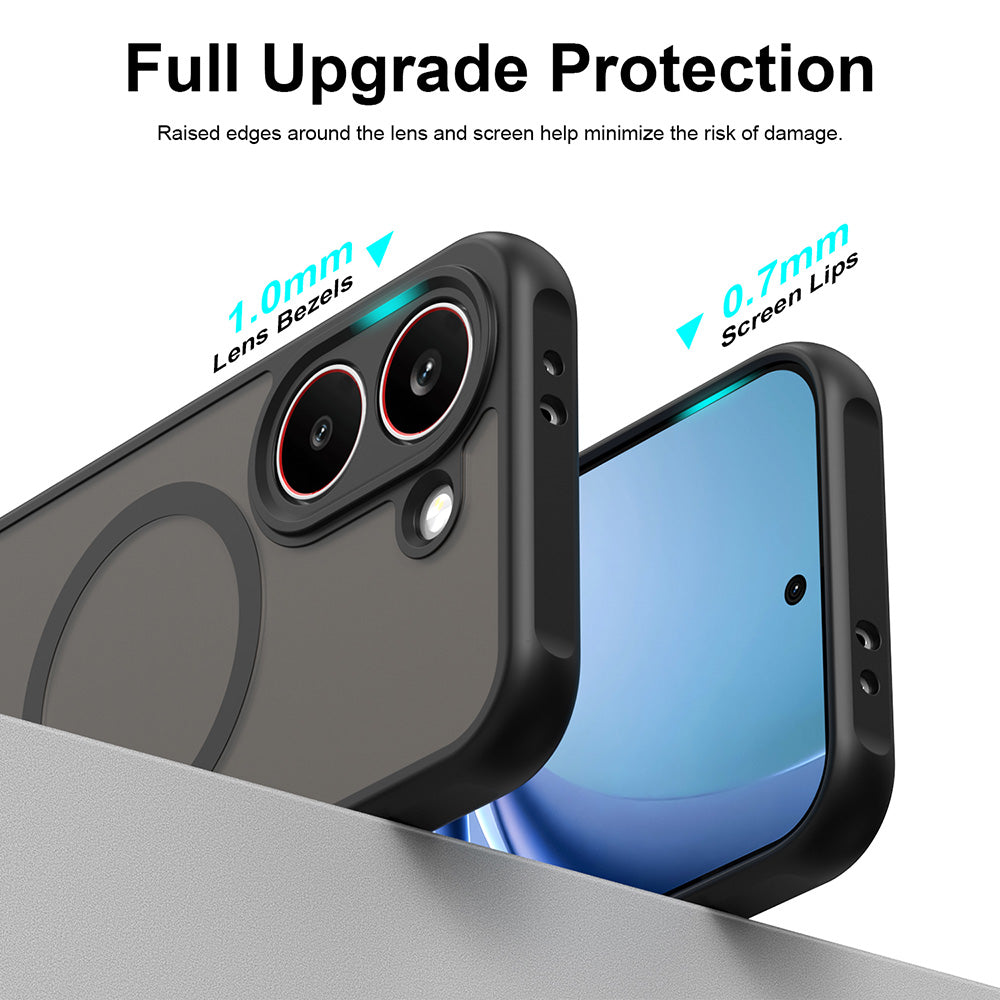 Puzdro MagSafe pre Xiaomi Poco X8 Pro, Techsuit, HaloFrost II, Čierne