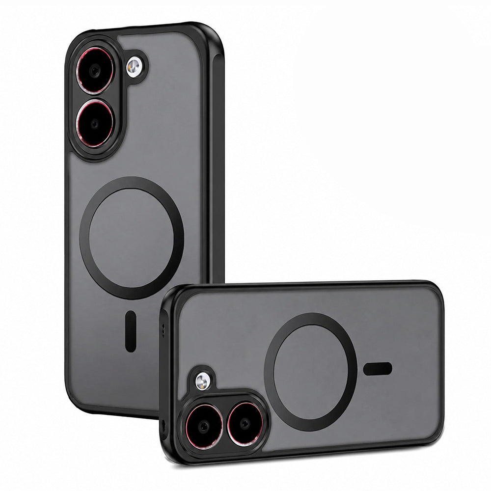MagSafe puzdro pre Xiaomi Poco X8 Pro, Techsuit, PureFrost, Čierna saténová
