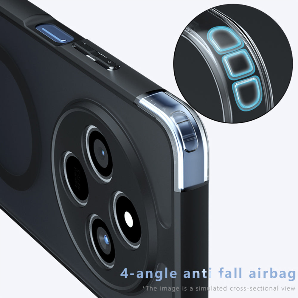 MagSafe puzdro pre Xiaomi Redmi 14C, Techsuit, PureFrost, Čierne