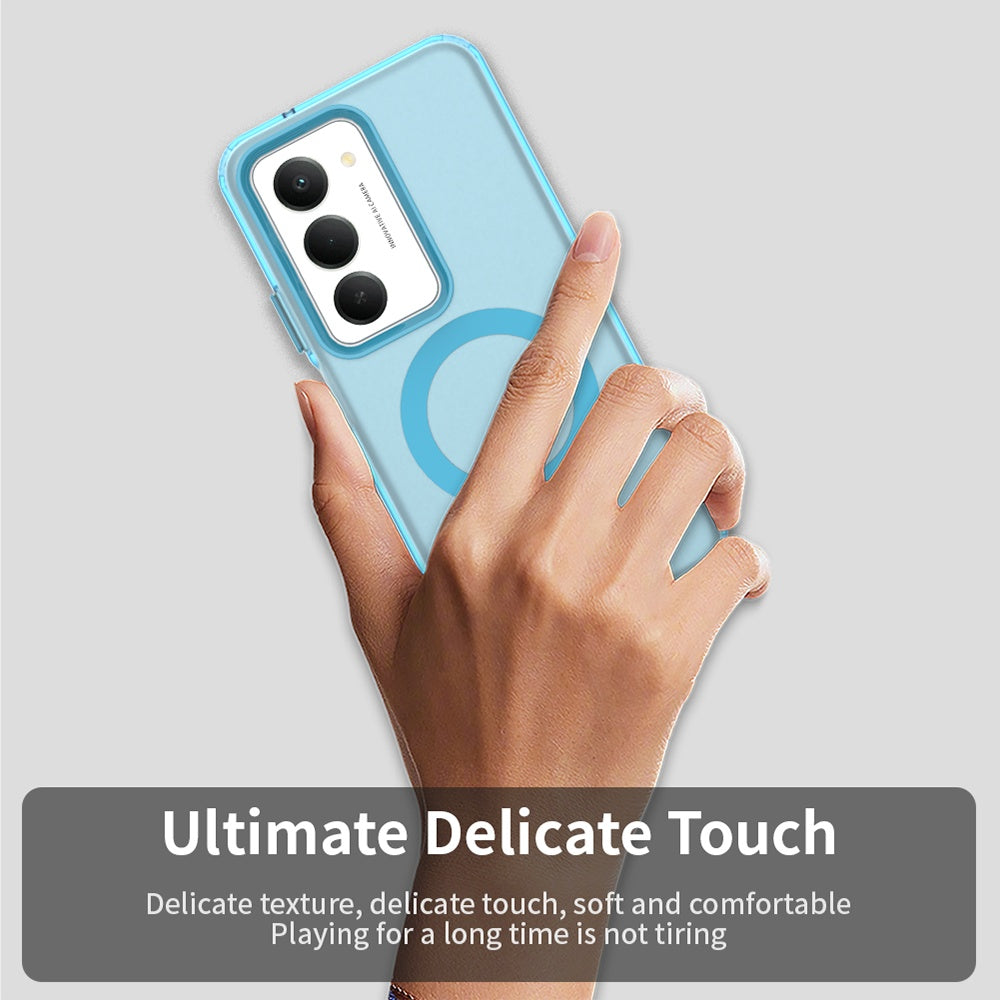 Puzdro MagSafe pre Xiaomi Redmi 15 5G / 15 4G, Techsuit, CandyCase, Modrá