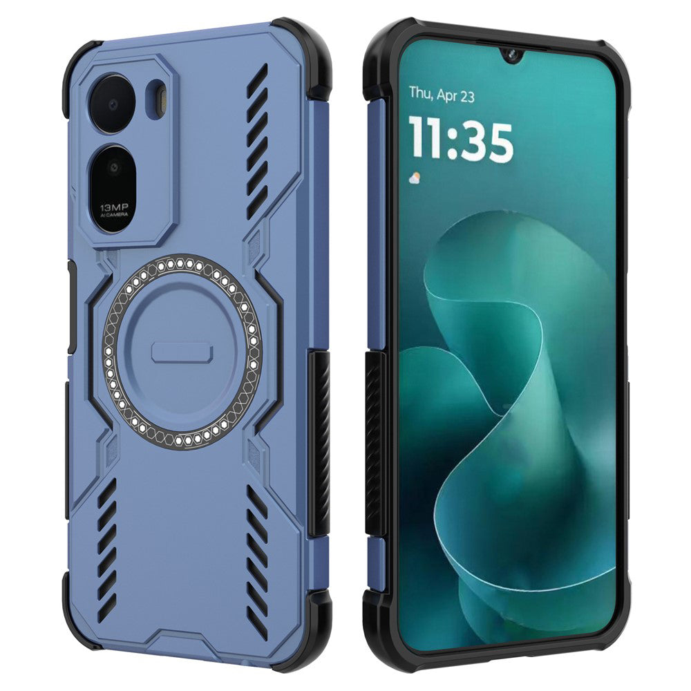 MagSafe puzdro pre Xiaomi Redmi A7 Pro 4G, Techsuit, ArmorMag, modré