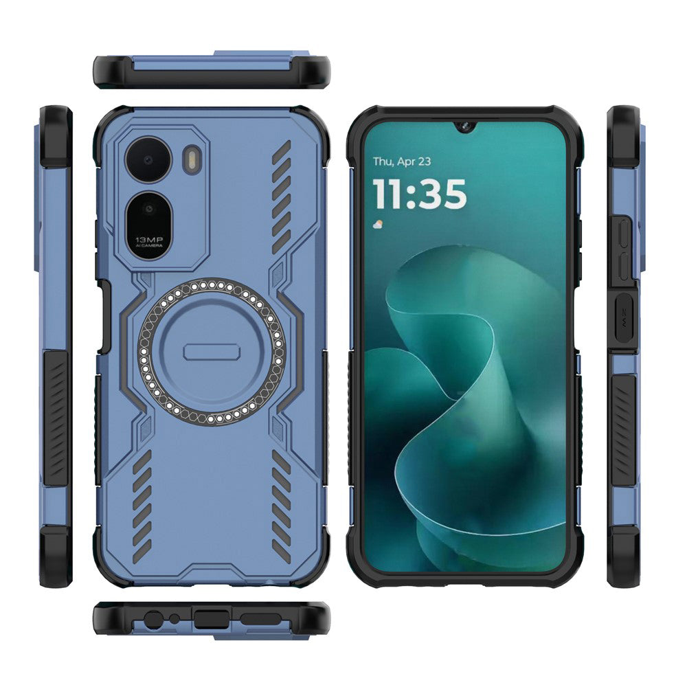 MagSafe puzdro pre Xiaomi Redmi A7 Pro 4G, Techsuit, ArmorMag, modré