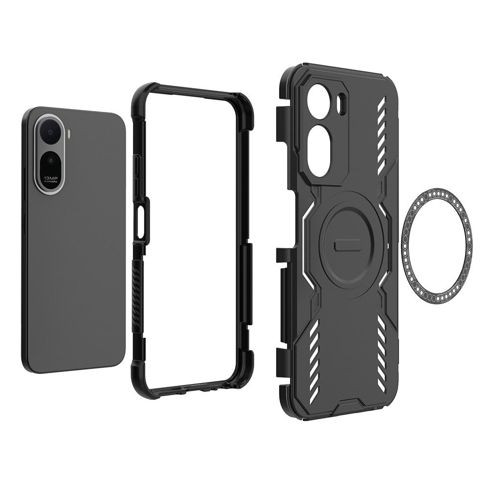 MagSafe puzdro pre Xiaomi Redmi A7 Pro 4G, Techsuit, ArmorMag, modré
