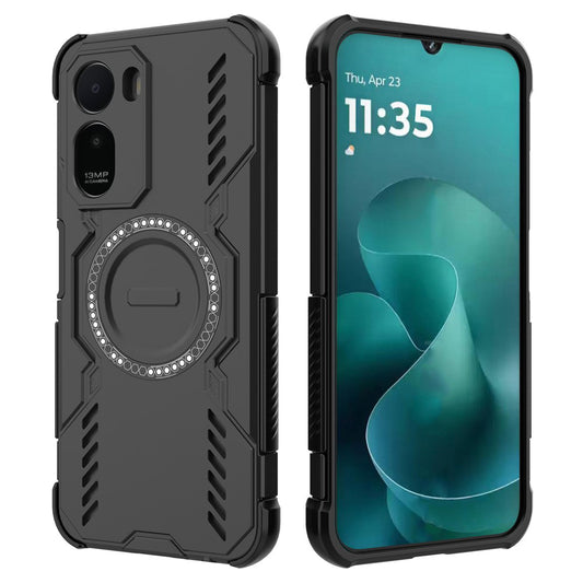 MagSafe puzdro pre Xiaomi Redmi A7 Pro 4G, Techsuit, ArmorMag, čierne