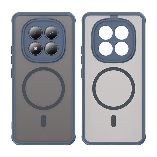 Puzdro MagSafe pre Xiaomi Redmi Note 15 Pro 4G, Techsuit, HaloFrost II, Námornícka modrá