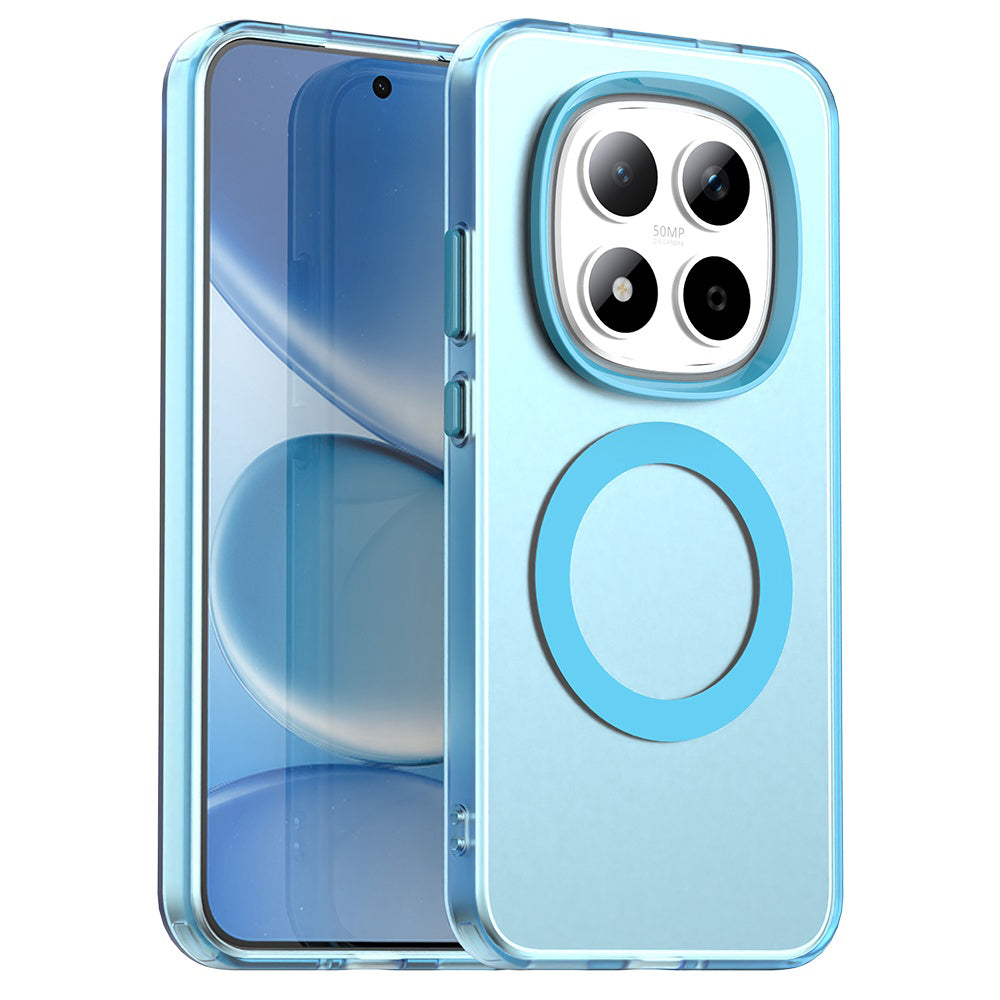 Puzdro MagSafe pre Xiaomi Redmi Note 15 Pro 5G, Techsuit, CandyCase, Modrá
