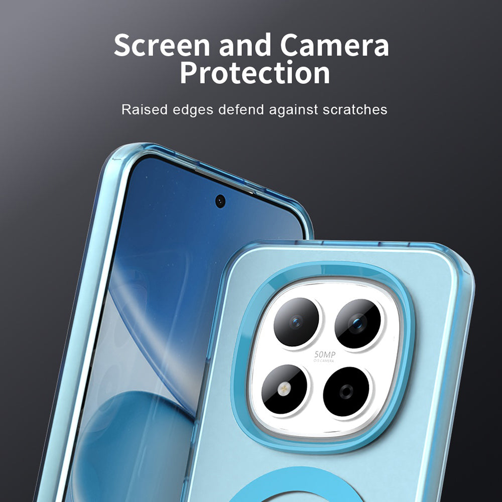 Puzdro MagSafe pre Xiaomi Redmi Note 15 Pro 5G, Techsuit, CandyCase, Modrá