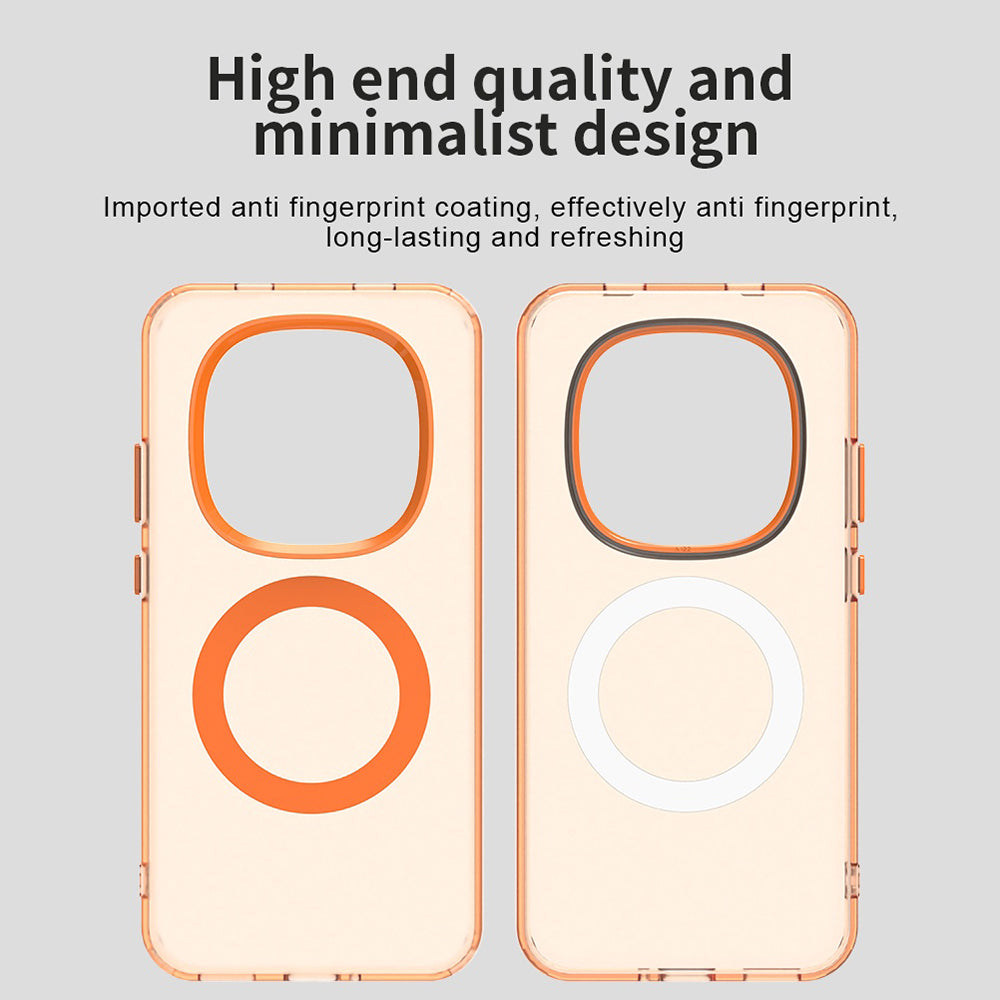 Puzdro MagSafe pre Xiaomi Redmi Note 15 Pro 5G, Techsuit, CandyCase, Oranžové