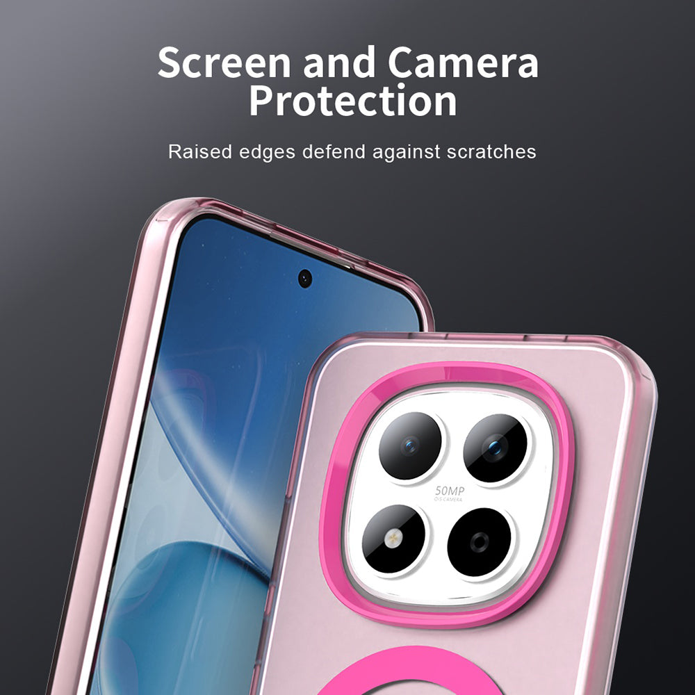 Puzdro MagSafe pre Xiaomi Redmi Note 15 Pro 5G, Techsuit, CandyCase, Ružová