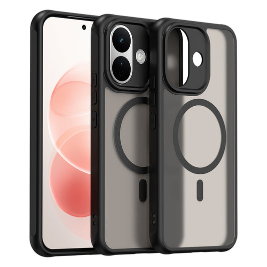 Puzdro MagSafe pre Xiaomi Redmi Note 17 Pro, Techsuit, HaloFrost II, čierne