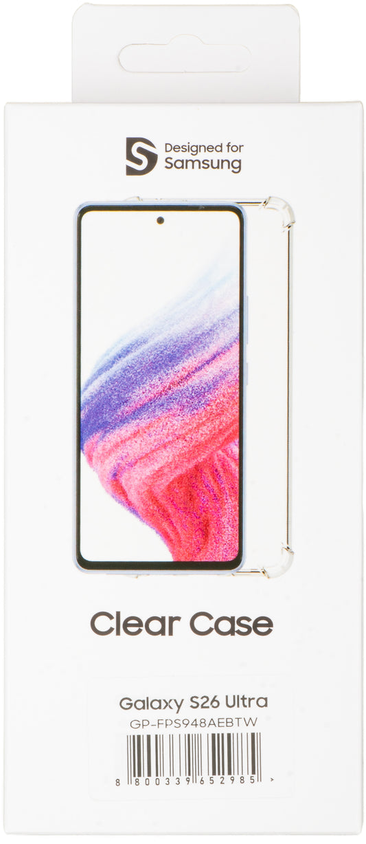 Puzdro Mobeen od Samsung pre Samsung Galaxy S26 Ultra S948, Priehľadné GP-FPS948AEBTW
