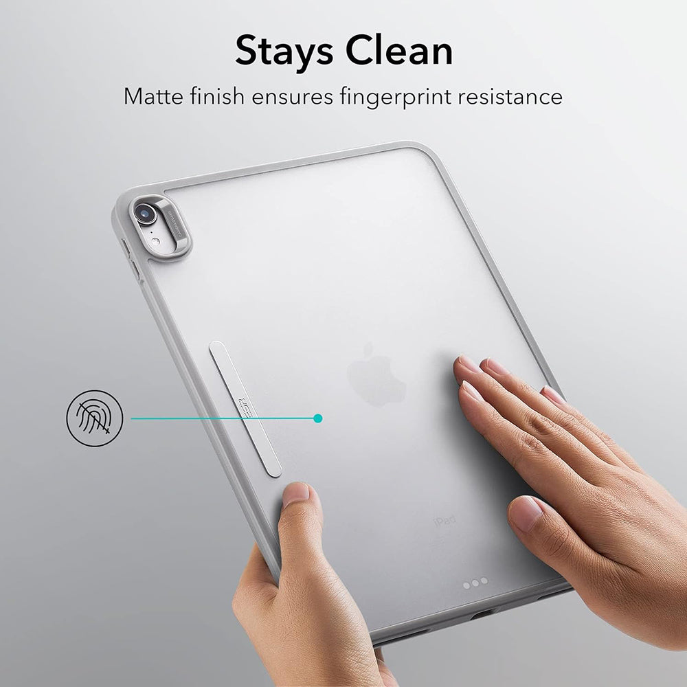 Puzdro pre Apple iPad (2025) / (2022), ESR, Ascend Hybrid, Sivé