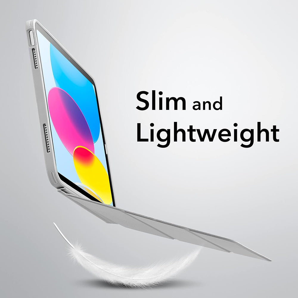 Puzdro pre Apple iPad (2025) / (2022), ESR, Ascend Hybrid, Sivé
