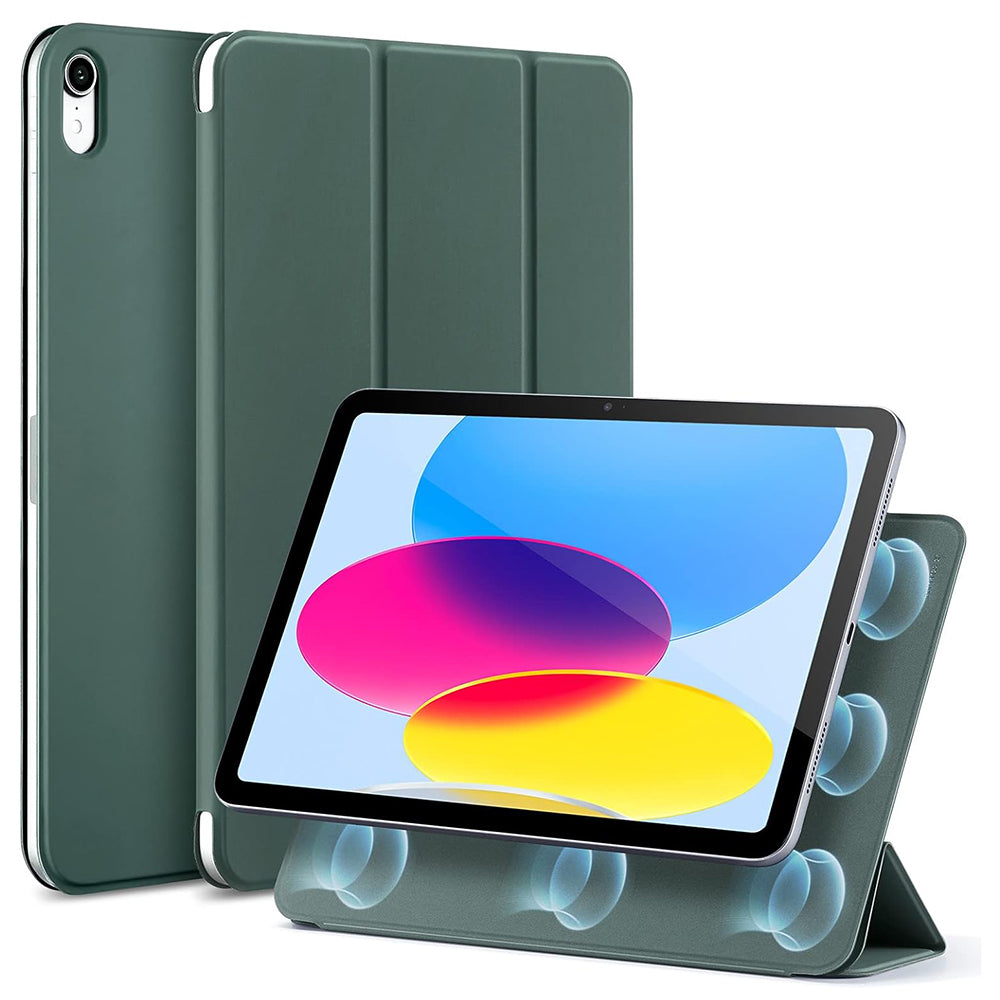 Puzdro pre Apple iPad (2025) / (2022), ESR, Rebound, Saténová zelená