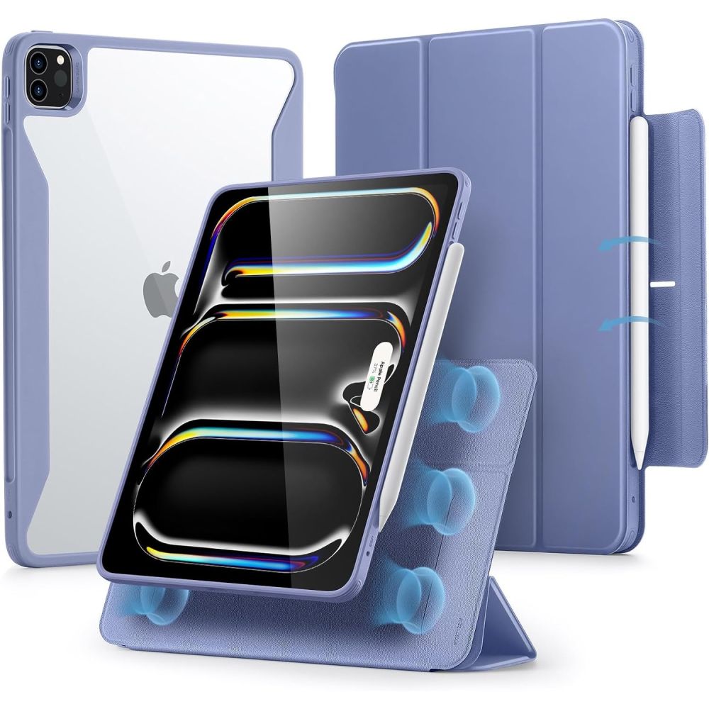 Puzdro pre Apple iPad Pro 13 (2024), ESR, Rebound Hybrid, Fialové