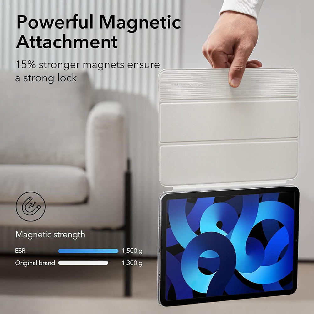 Puzdro pre Apple iPad Air 11 (2024) / Air (2022) / Air (2020) / Pro 11 (2018), ESR, Rebound, Biela