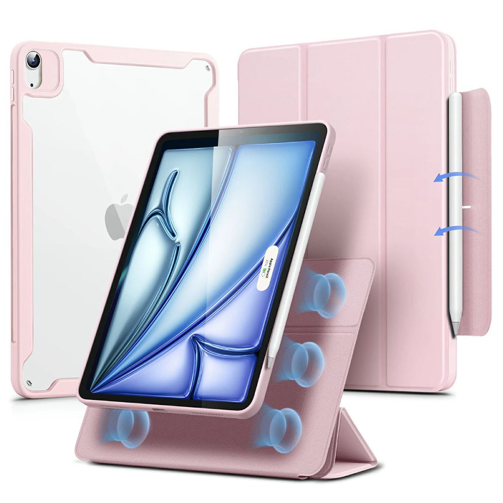 Obal pre Apple iPad Air 11 (2026) / iPad Air 11 (2025) / Air 11 (2024) / Air (2022) / Air (2020), ESR, Rebound Hybrid, Ružový