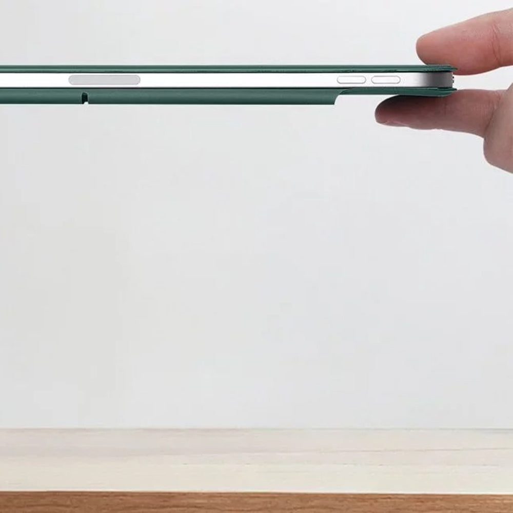 Puzdro pre Apple iPad Air 13 (2025) / Air 13 (2024) / Pro 12.9 (2022) / Pro 12.9 (2021) / Pro 12.9 (2020), ESR, Rebound, Saténová zelená