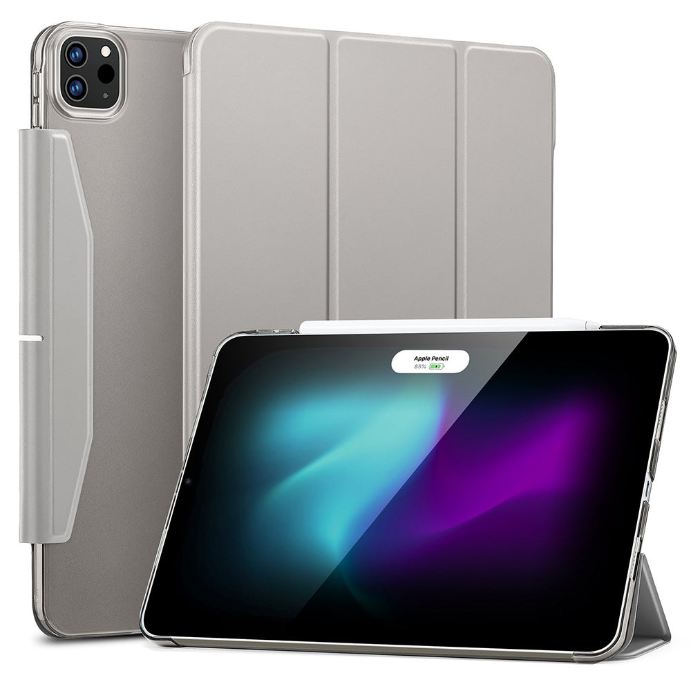 Puzdro pre Apple iPad Pro 11 (2024), ESR, Ascend Trifold, Sivé