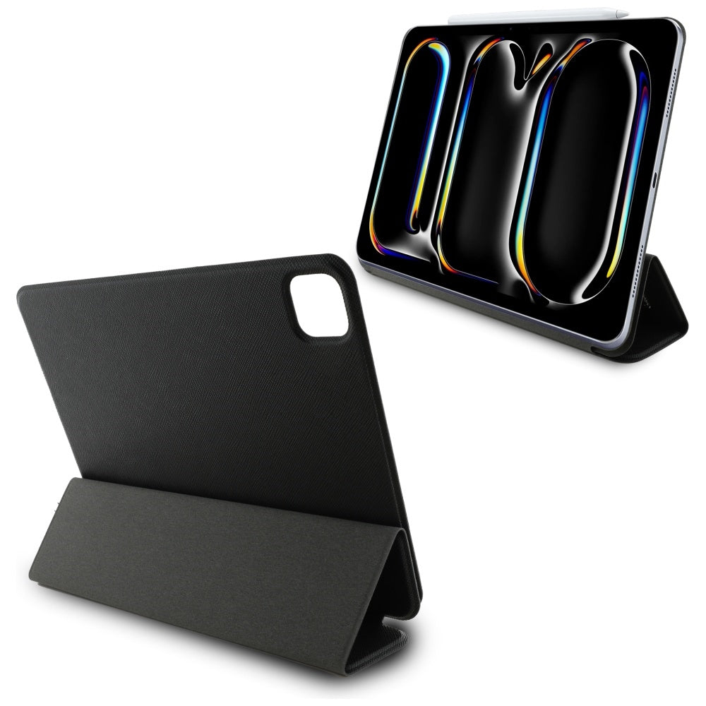 Puzdro pre Apple iPad Pro 11 (2024), Karl Lagerfeld, Saffiano Karl & Choupette, Čierne