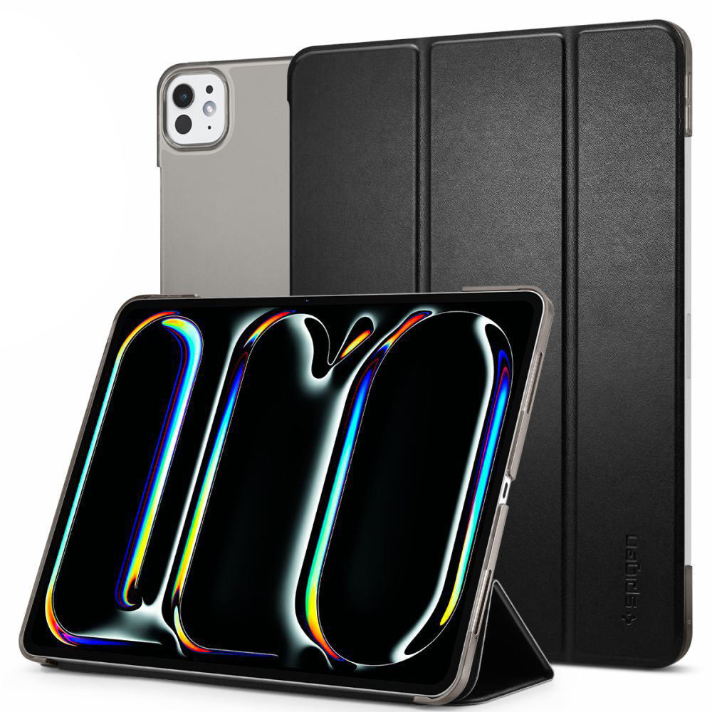 Obal na Apple iPad Pro 11 (2024), Spigen, Smart Fold, čierny ACS07025