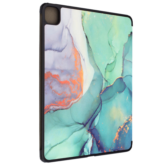 Obal na Apple iPad Pro 13 (2024), Techsuit, FoldPro Green Time, viacfarebný