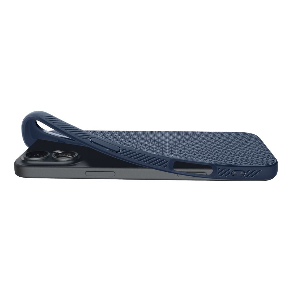 Case for Apple iPhone 16, Spigen, Liquid Air, Blue ACS08195