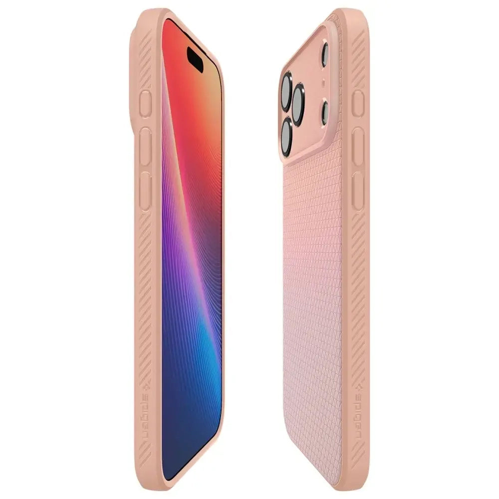 Puzdro pre Apple iPhone 18 Pro Max / 17 Pro Max, Spigen, Liquid Air, Ružové ACS12115