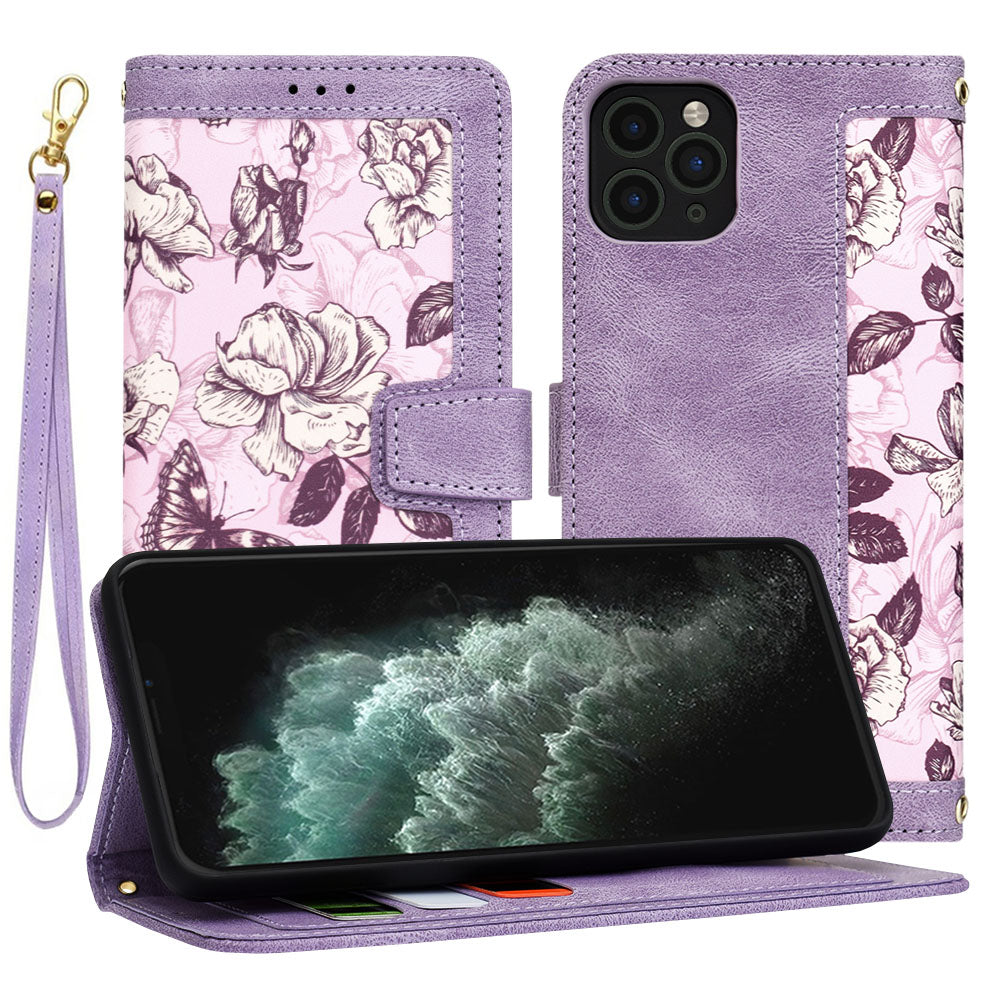 Puzdro pre Apple iPhone 11 Pro Max, Techsuit, FlipCraft, fialové