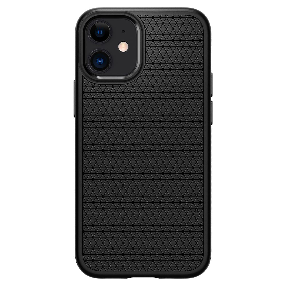 Puzdro pre Apple iPhone 12 / 12 Pro, Spigen, Liquid Air, Čierna ACS01701