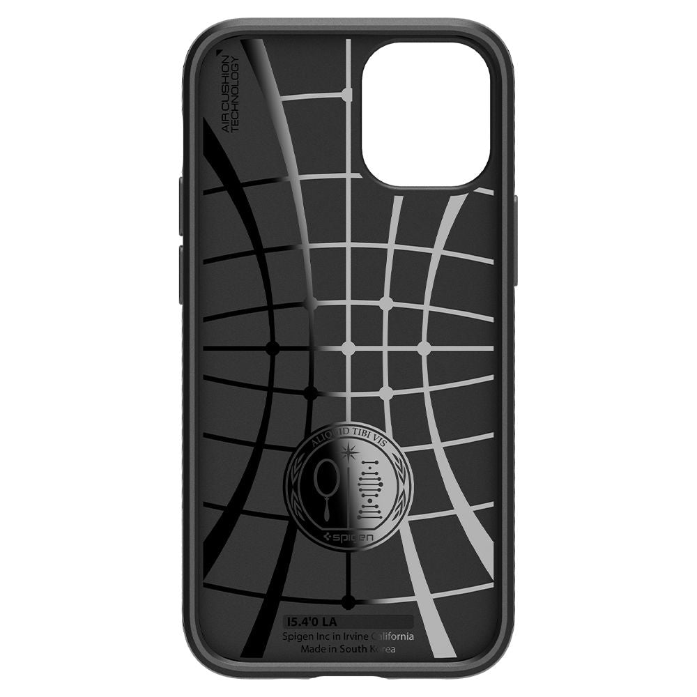 Puzdro pre Apple iPhone 12 / 12 Pro, Spigen, Liquid Air, Čierna ACS01701