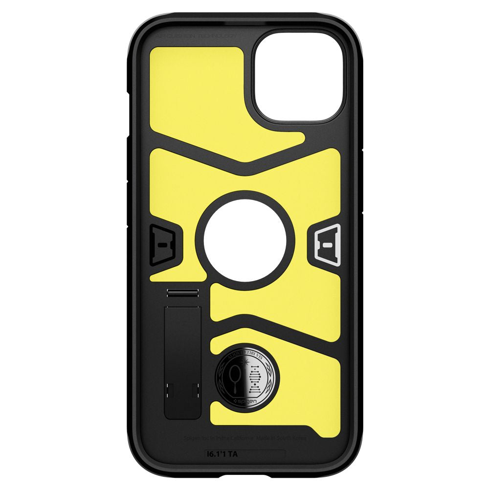 Puzdro pre Apple iPhone 13, Spigen, Tough Armor, Čierne ACS03539