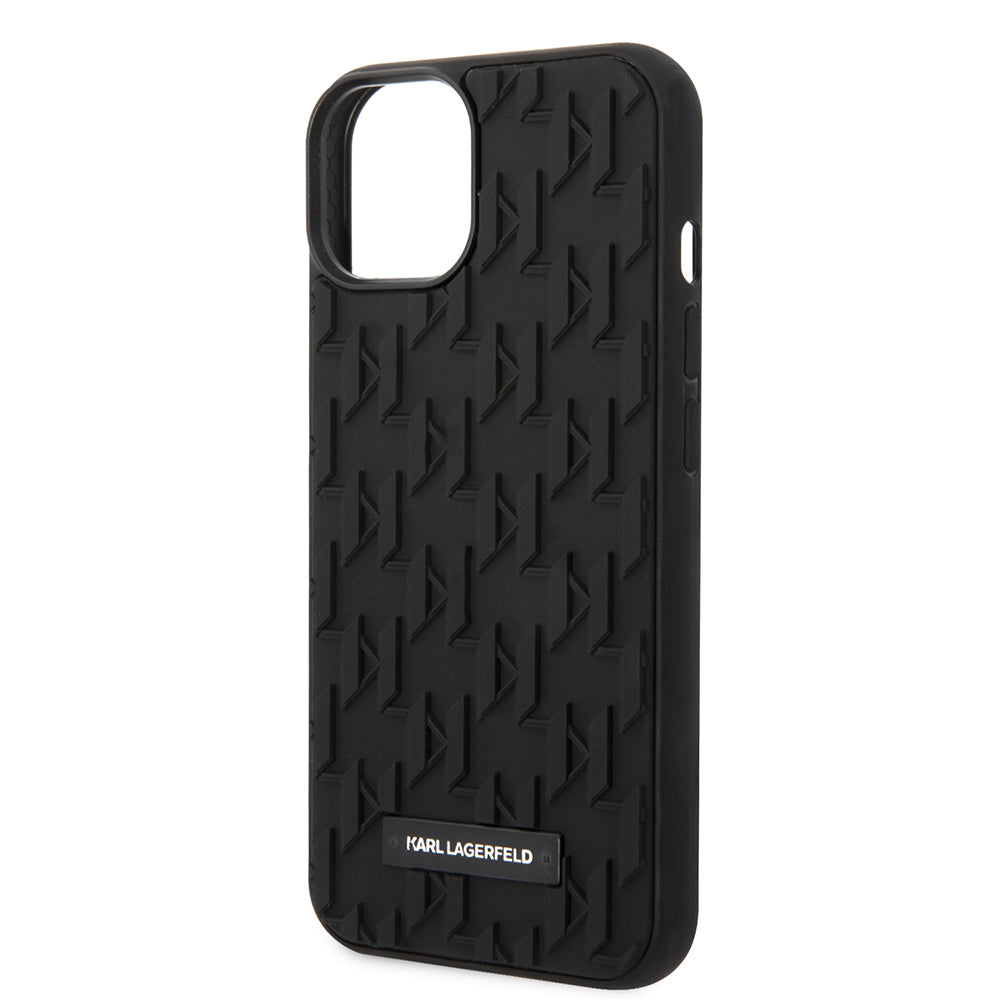 Puzdro pre Apple iPhone 14 Plus, Karl Lagerfeld, 3D Monogram, Čierne