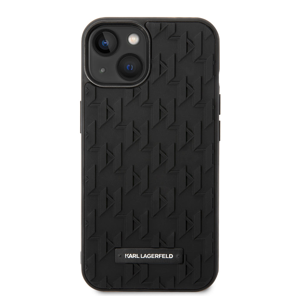 Puzdro pre Apple iPhone 14 Plus, Karl Lagerfeld, 3D Monogram, Čierne