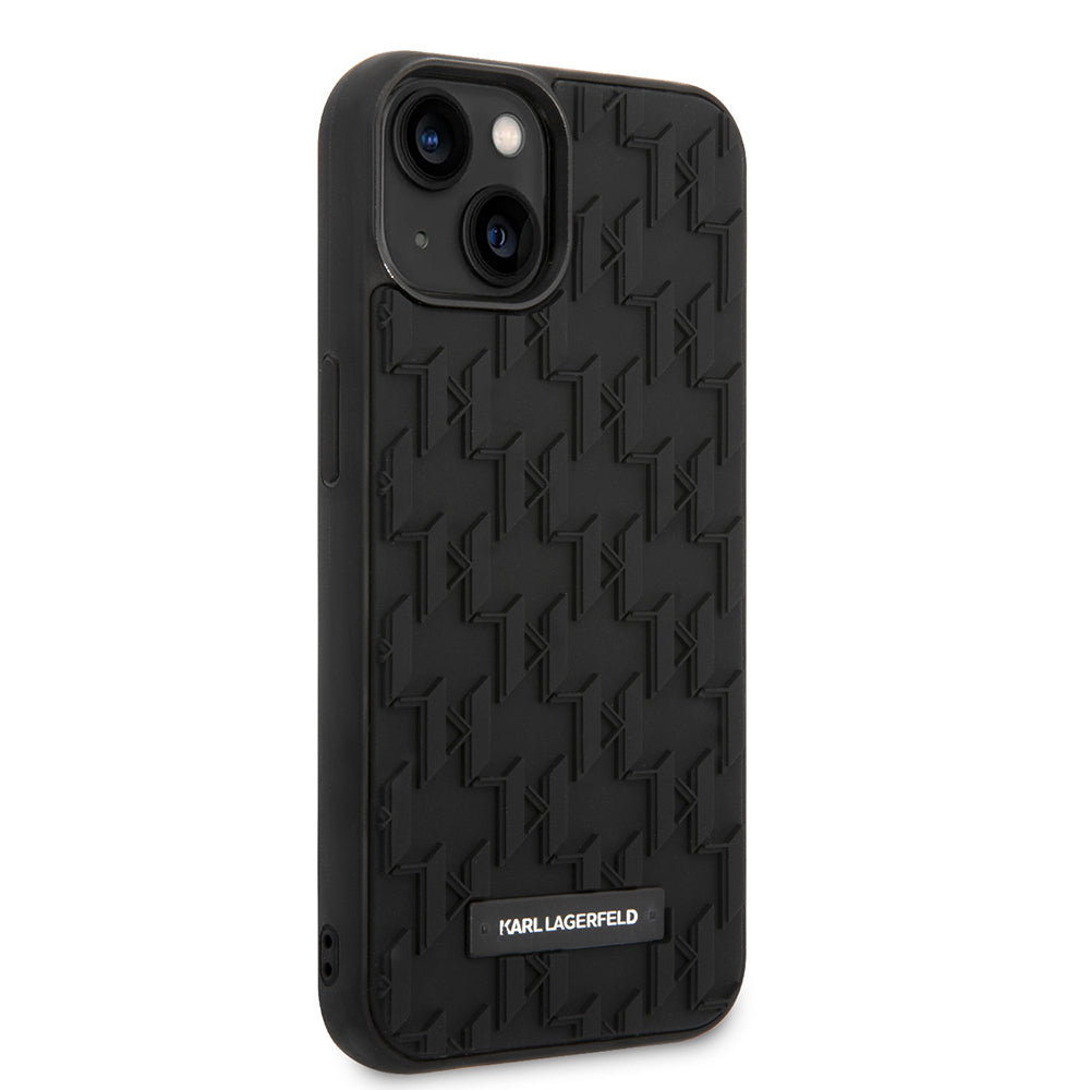 Puzdro pre Apple iPhone 14 Plus, Karl Lagerfeld, 3D Monogram, Čierne