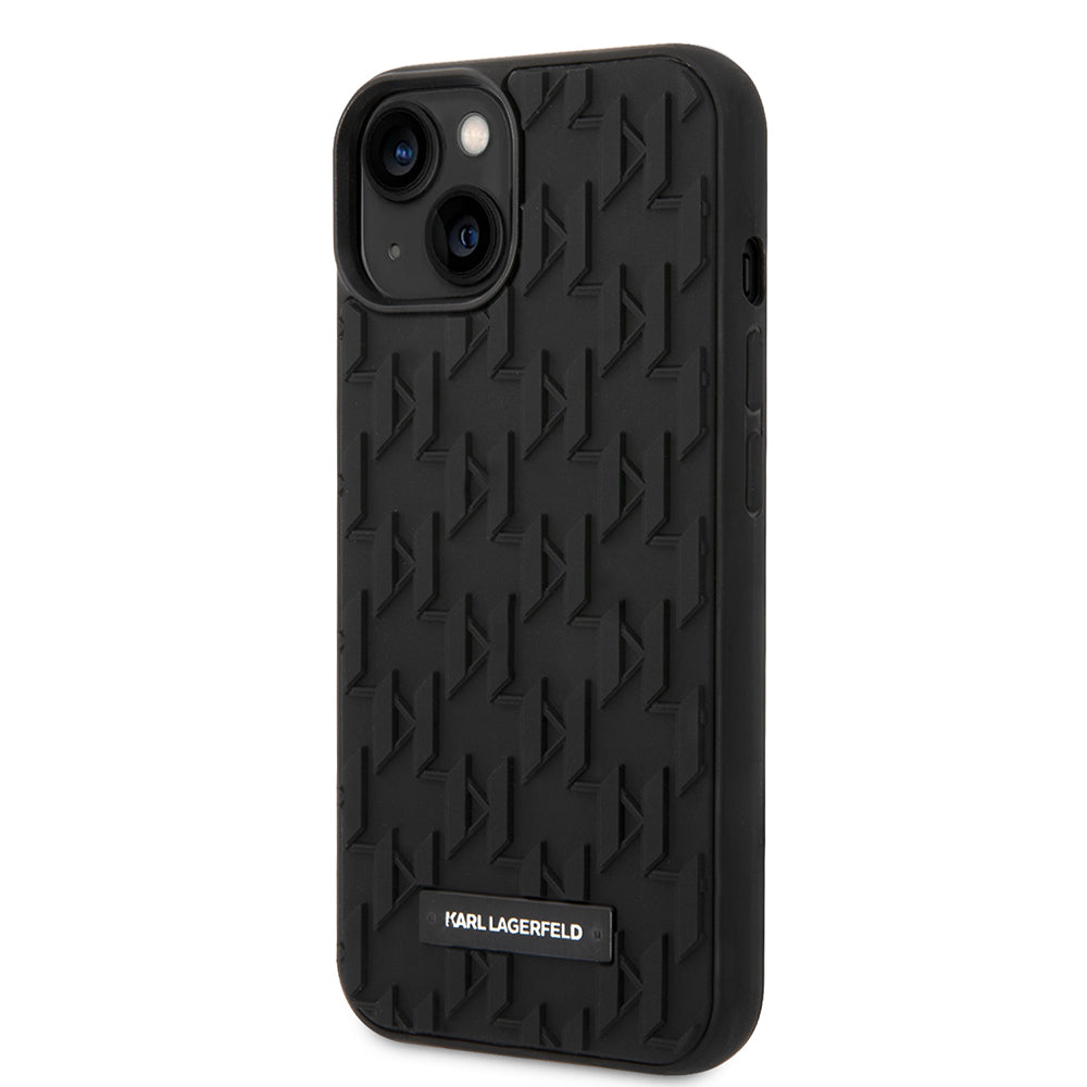 Puzdro pre Apple iPhone 14 Plus, Karl Lagerfeld, 3D Monogram, Čierne