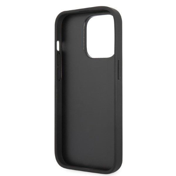 Puzdro pre Apple iPhone 14 Pro Max, Karl Lagerfeld, Glitter Choupette Patch, Strieborné