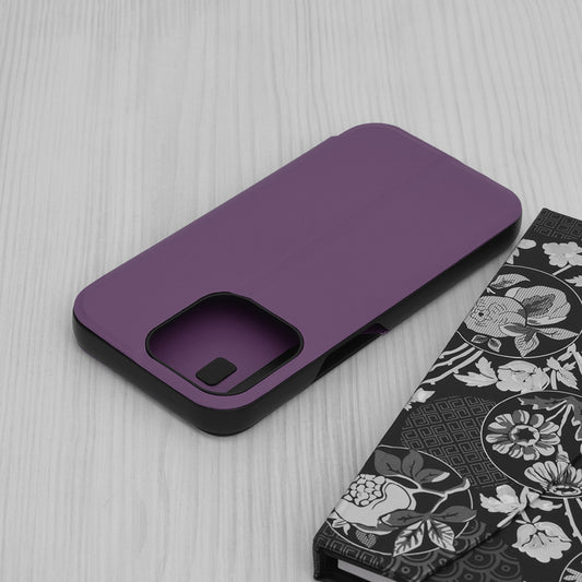 Puzdro pre Apple iPhone 14 Pro, Techsuit, eFold, fialové