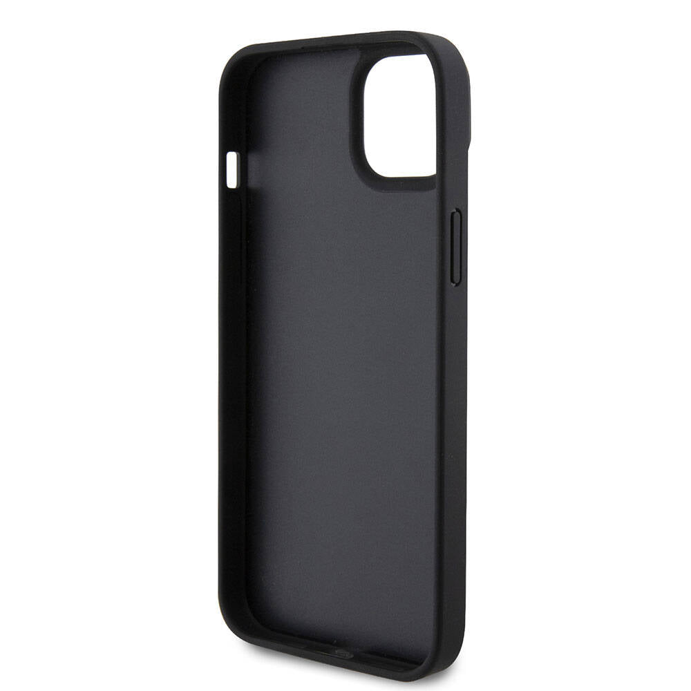 Puzdro pre Apple iPhone 15 / 14, Guess, Crossbody 4G Metal Logo, Čierne