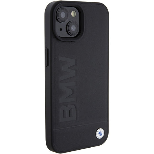 Puzdro pre Apple iPhone 15 Plus, BMW, Natural Hot Stamp, Čierne