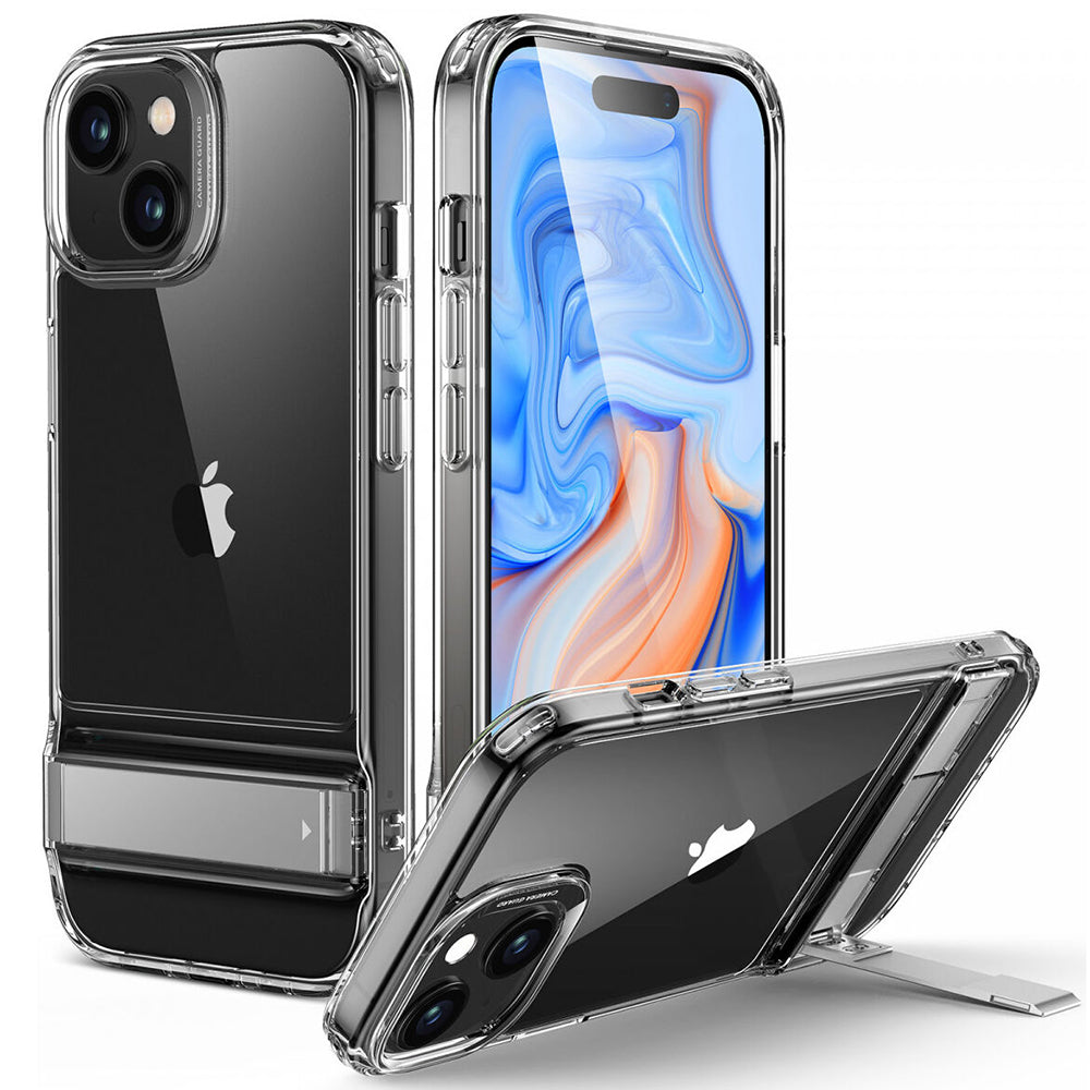 Puzdro pre Apple iPhone 15 Plus, ESR, Air Shield Boost Kickstand, Priehľadné