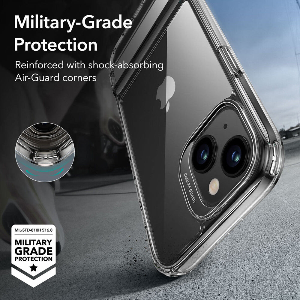 Puzdro pre Apple iPhone 15 Plus, ESR, Air Shield Boost Kickstand, Priehľadné