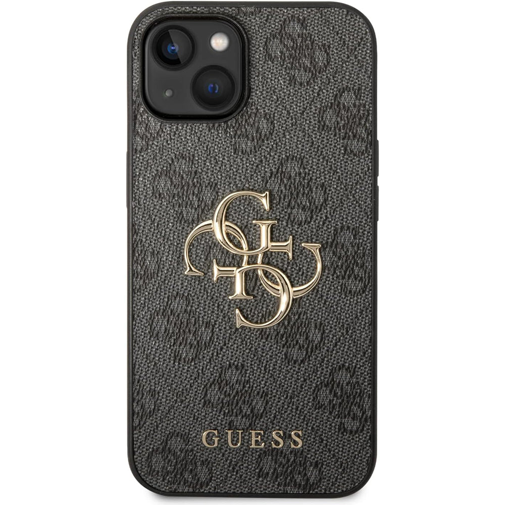 Puzdro pre Apple iPhone 15 Plus, Guess, 4G Big Logo, Sivé