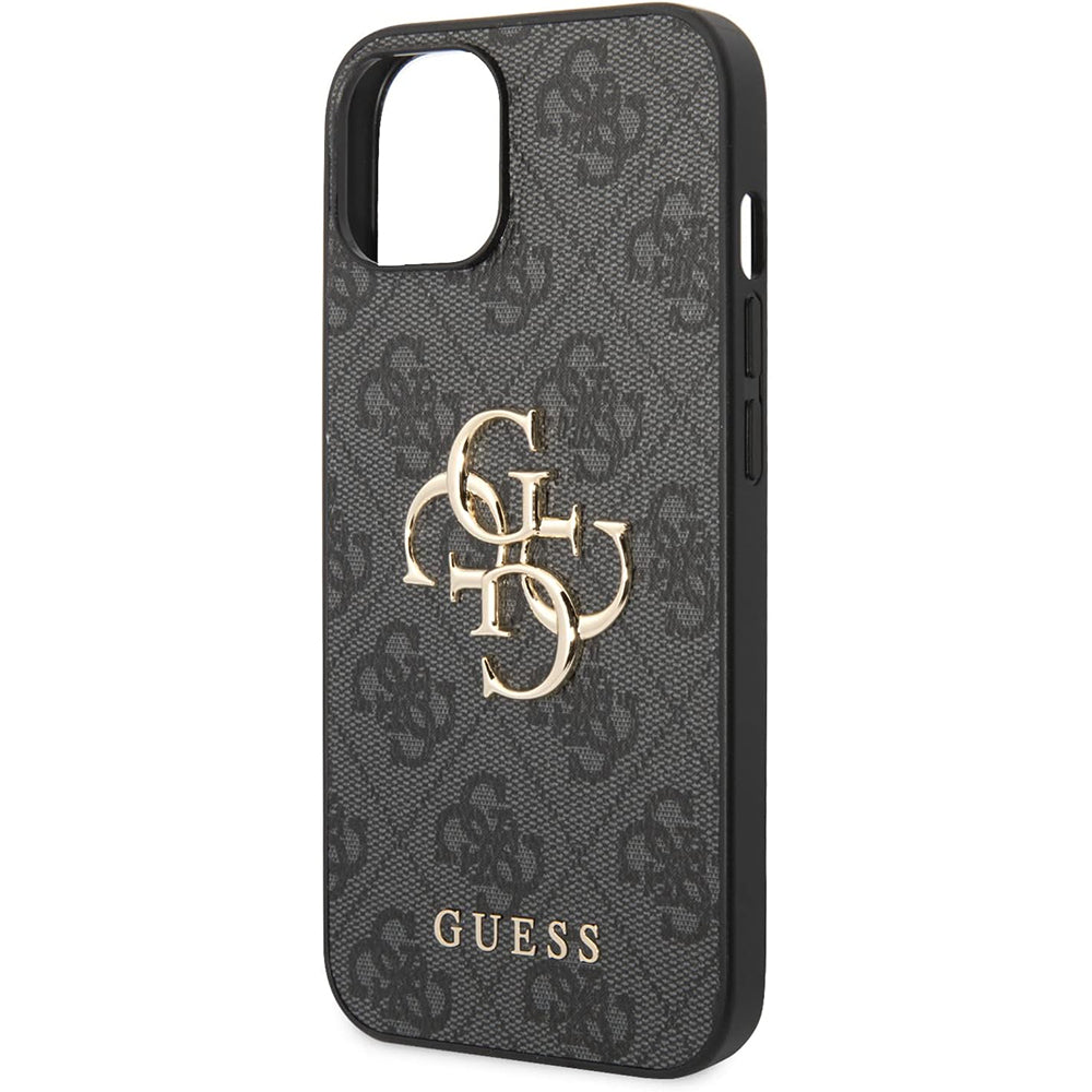 Puzdro pre Apple iPhone 15 Plus, Guess, 4G Big Logo, Sivé