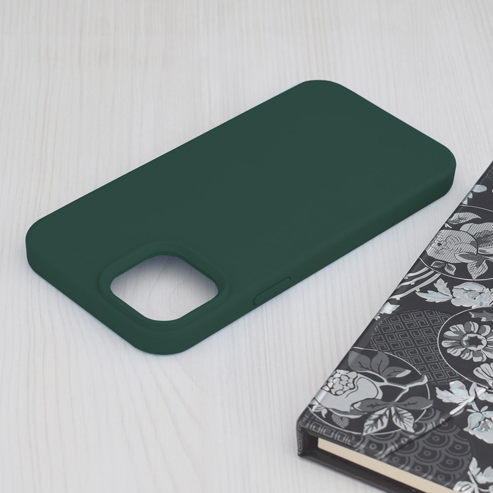 Puzdro pre Apple iPhone 15 Plus, Techsuit, Soft Edge, Tmavozelená
