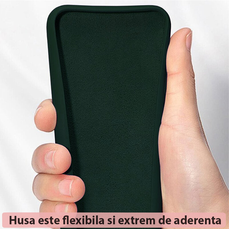 Puzdro pre Apple iPhone 15 Plus, Techsuit, Soft Edge, Tmavozelená