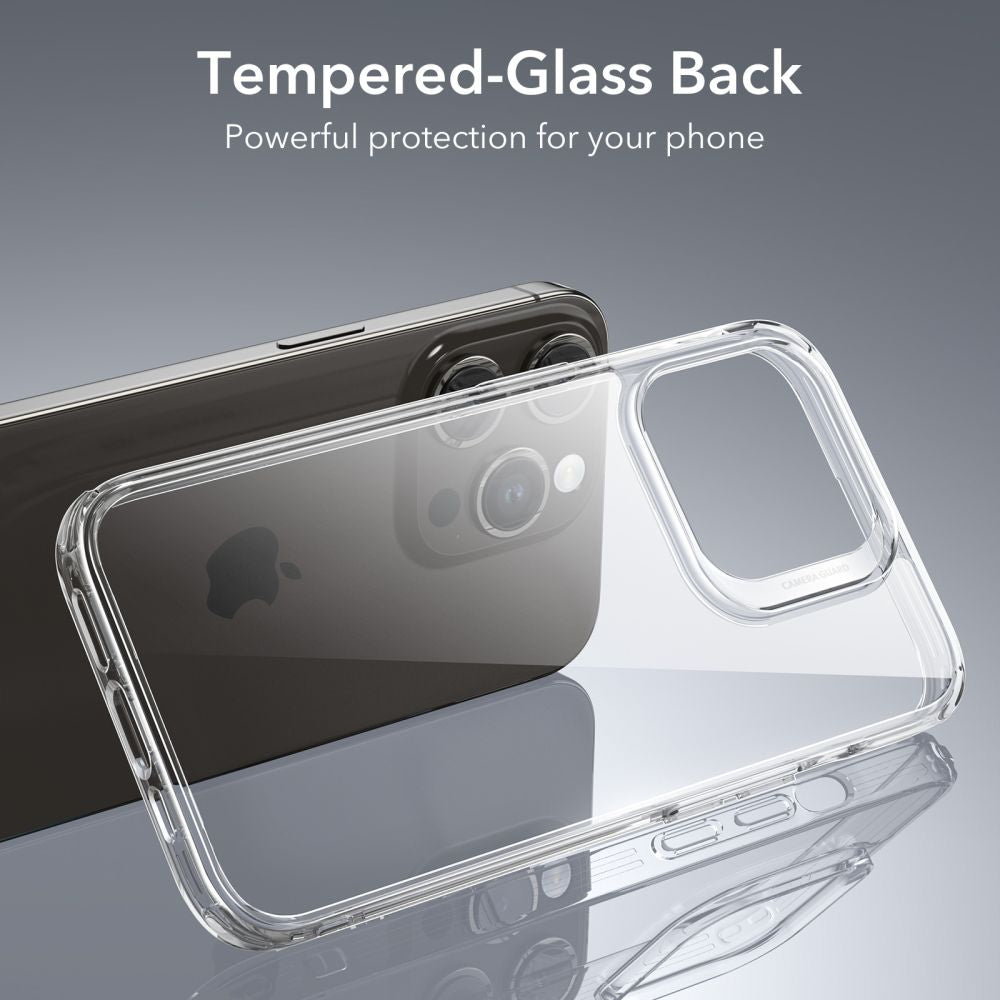 Puzdro pre Apple iPhone 15 Pro, ESR, Ice Shield, Priehľadné